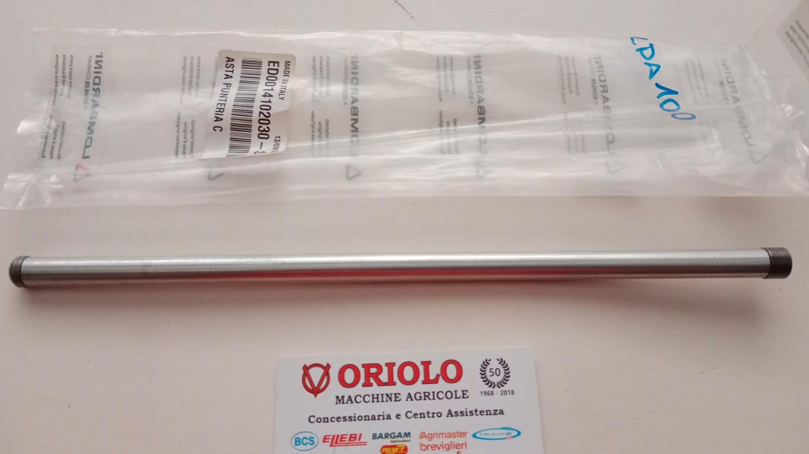ASTA PUNTERIA DIAM 10 x L  265 mm
